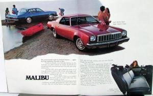 1975 Chevy Chevelle Malibu Laguna Mid Size Car REVISED Sales Brochure