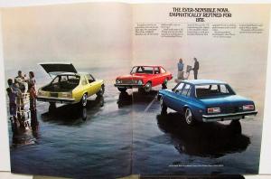 1975 Chevrolet Nova Coupe Sedan LN REVISED Sales Brochure Original