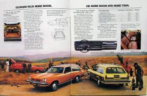 1975 Chevrolet Vega LX Hatch GT Special Custom Interior REVISED Sales Brochure