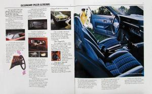 1975 Chevrolet Vega LX Hatch GT Special Custom Interior REVISED Sales Brochure