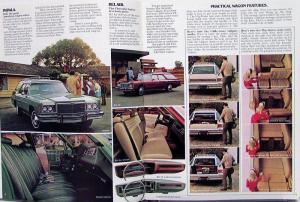 1975 Chevrolet Chevelle Vega Suburban Blazer Sportvan Wagons Sales Brochure