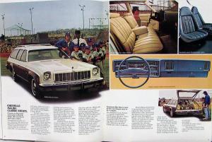 1975 Chevrolet Chevelle Vega Suburban Blazer Sportvan Wagons Sales Brochure