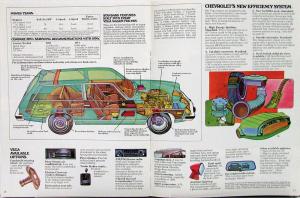 1975 Chevrolet Chevelle Vega Suburban Blazer Sportvan Wagons Sales Brochure