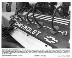 1985 Chevrolet Indy Race Engine Press Photo 0479