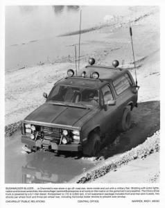 1986 Chevrolet Bushwacker Blazer Press Photo 0481