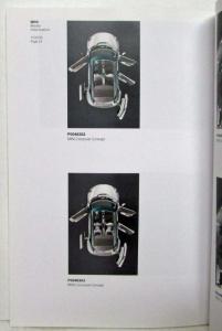 2008 MINI Crossover Concept Press Information Media Booklet