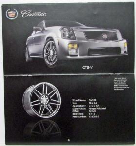 2007 Cadillac Accessory Wheels Premium Collection Sales Brochure