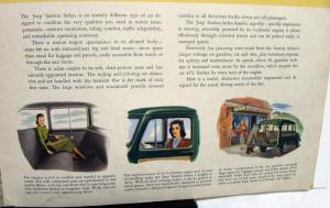 1948 Willys Overland Jeep Station Wagon Sedan Dealer Sales Brochure Large Orig