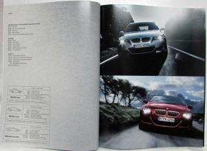 2008 BMW M5 Sedan and M6 Coupe & Convertible Sales Brochure