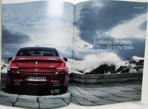 2008 BMW M5 Sedan and M6 Coupe & Convertible Sales Brochure