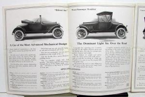1916 Velie Light Six Car Models Brochure Mailer Biltwel Touring Coupe Roadster
