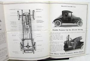 1916 Velie Light Six Car Models Brochure Mailer Biltwel Touring Coupe Roadster