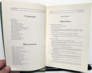 1930 Jordan Model G Owners Manual Instruction Book
