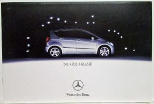 2004 Mercedes-Benz A-Class Sales Brochure - German Text