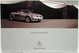 2005 Mercedes-Benz SLK-Class Sales Brochure 200 350 55 AMG - German Text