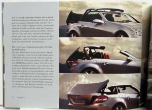 2005 Mercedes-Benz SLK-Class Sales Brochure 200 350 55 AMG - German Text