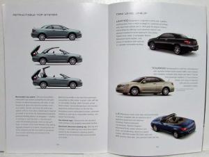 2009 Chrysler Sebring Convertible Sales Brochure