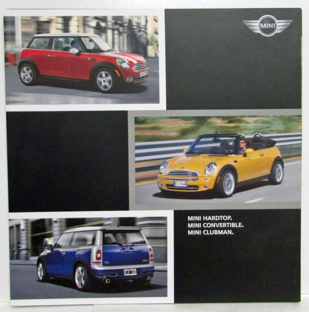2007-2008 MINI Cooper Clubman Sales Brochure & MINI Hardtop Convertible ...