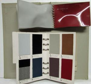1962 Cadillac Dealer Album Color & Upholstery Selections Fabric Paint Samples