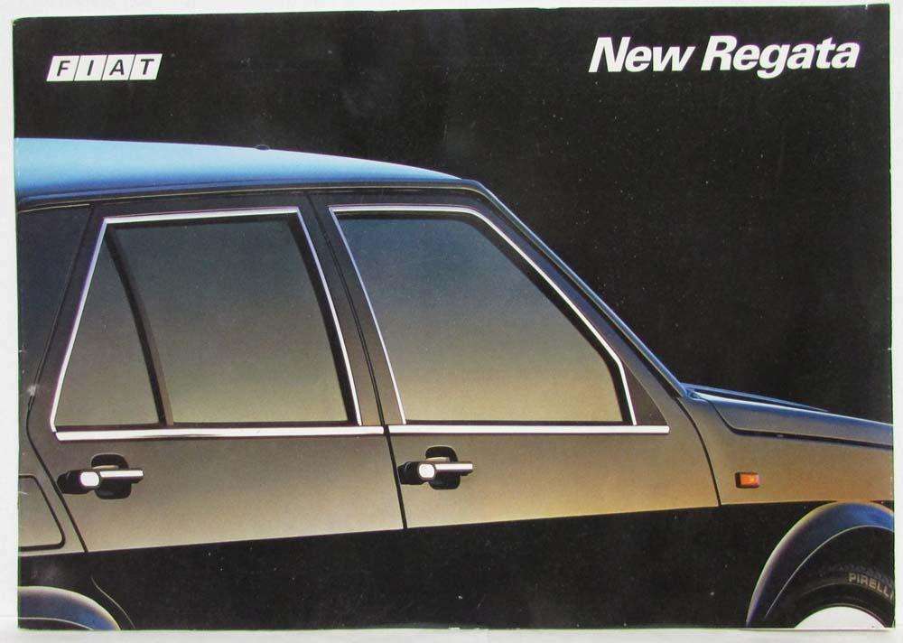 1983 Fiat Regata Sales Brochure
