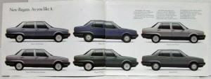 1983 Fiat Regata Sales Brochure