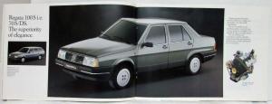 1983 Fiat Regata Sales Brochure