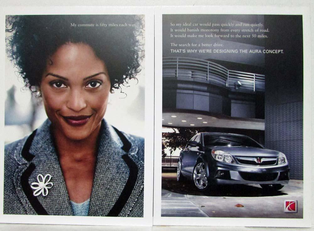 2005-2006 Saturn Aura Concept Sales Folder