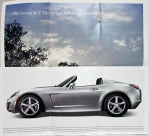 2006 Saturn Sky Sales Poster and Folder