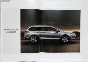 2008 Citroen C5 Sedan & Tourer Sales Brochure - Finnish Text