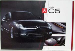 2009 Citroen C6 Sales Brochure - UK Market