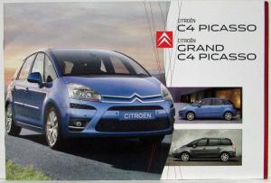 2008-2009 Citroen C4 Picasso & Grand MPV Sales Brochure - UK Market