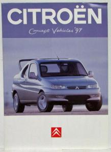 1997 Citroen Berlingo Concept Vehicles Folder/Poster - UK Market