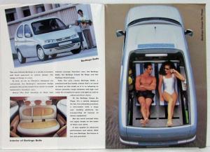 1997 Citroen Berlingo Concept Vehicles Folder/Poster - UK Market