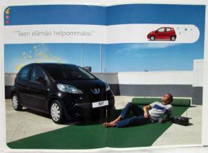 2006 Peugeot 107 Sales Brochure - Finnish Text