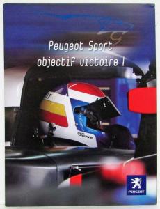 2008-2009 Peugeot Sport Aims for Victory Sales Folder - French Text