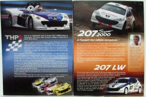 2008-2009 Peugeot Sport Aims for Victory Sales Folder - French Text