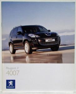 2007 Peugeot 4007 Sales Brochure - Finnish Text