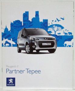 2008 Peugeot Partner Tepee Sales Brochure - Finnish Text
