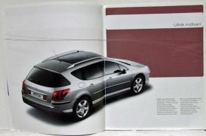 2006 Peugeot 407 / 407SW Sales Brochure - Finnish Text