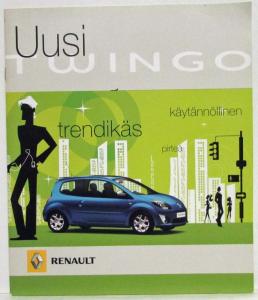 2008 Renault Twingo Sales Brochure - Finnish Text