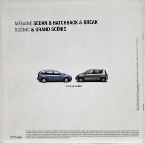 2008 Renault Megane & Scenic Sales Brochure - Finnish Text