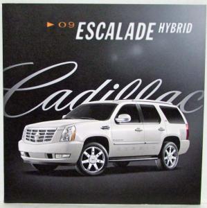 2009 Cadillac Escalade Hybrid Sales Folder