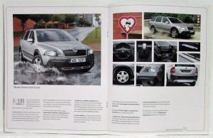 2008 Skoda Octavia Sales Brochure - Finnish Text