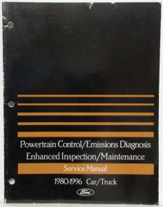 1980-1996 Ford Car-Truck Powertrain Emissions Diagnosis Service Manual