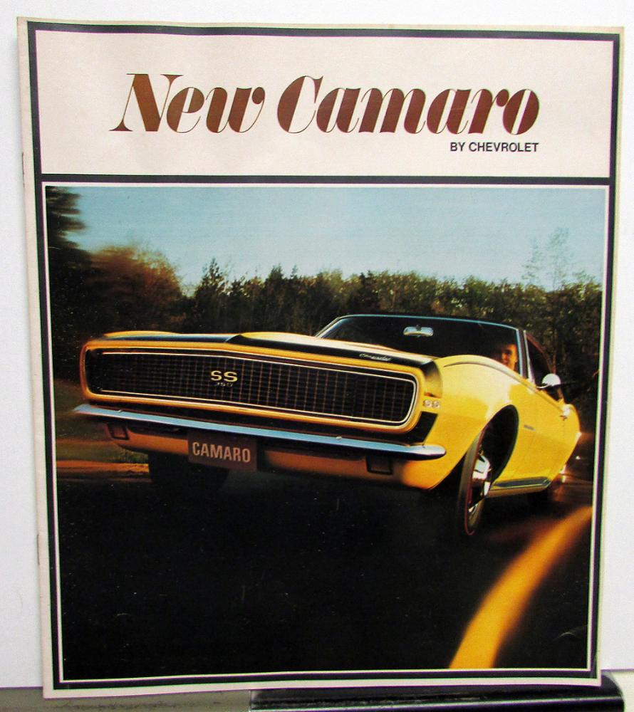 1967 Chevrolet New Camaro Sales Brochure - Rally Sport SS 350