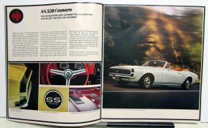 1967 Chevrolet New Camaro Sales Brochure - Rally Sport SS 350