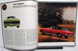 1967 Chevrolet New Camaro Sales Brochure - Rally Sport SS 350 396 REVISED