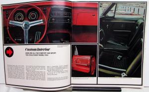 1967 Chevrolet New Camaro Sales Brochure - Rally Sport SS 350 396 REVISED