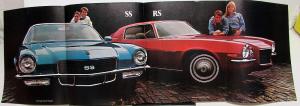 1971 Chevrolet Camaro Sport Coupe RS SS Z28 Color Sales Brochure REVISED