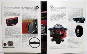 1971 Chevrolet Camaro Sport Coupe RS SS Z28 Color Sales Brochure REVISED